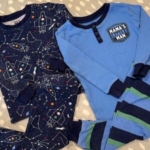 Children’s Place PJ Place 2 Piece 12-18 Mo Boy Pajamas Set